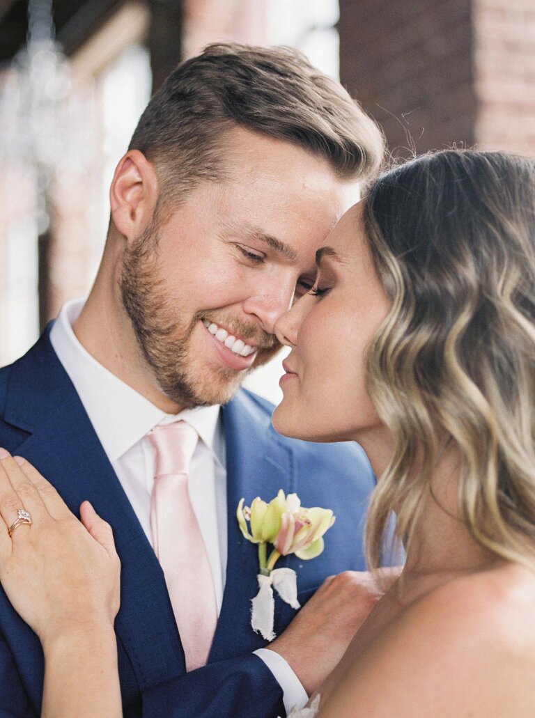 Intimate Moss Denver indoor ceremony by Vail Wedding Photographer, Amanda Berube Photography